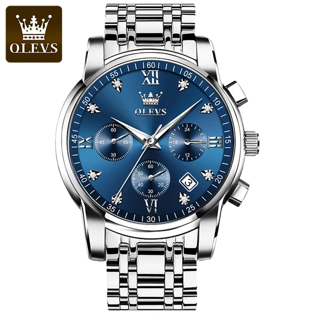 Olevs 2858 – Silver Blue